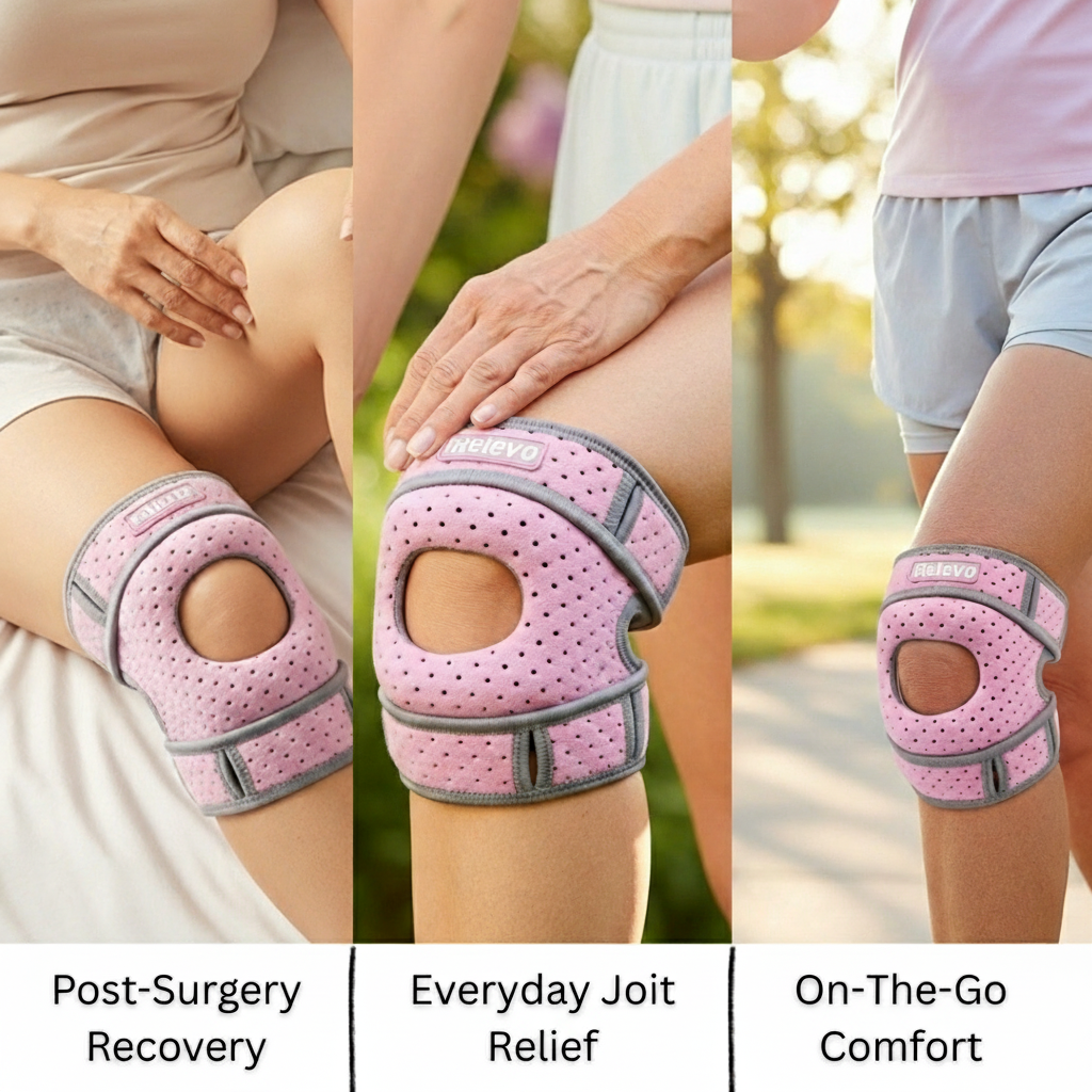 Advanced Relevo™ Knee Brace That Moves With You - Pain Relief In Minutes